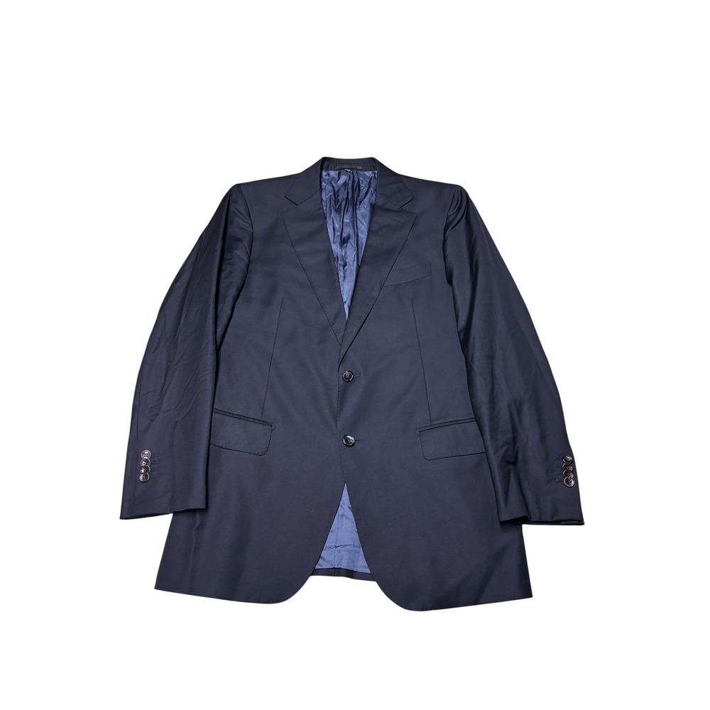 Suitsupply x Vitale Barberis Canonico Super 110s Wool Navy Blue Blazer Mens 38R